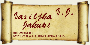 Vasiljka Jakupi vizit kartica